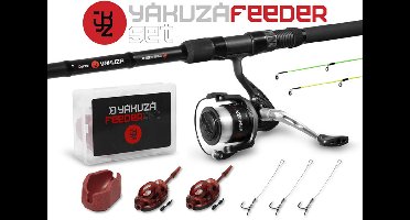 Delphin - YAKUZA - Feeder Visset – Compleet & Direct Klaar voor Gebruik - 3.30m