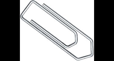 Q-CONNECT papierklemmen | 26 mm | doos van 1000 stuks