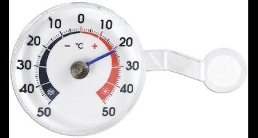 Orion - Bimetalen Buitenthermometer - Rond - Zelfklevend