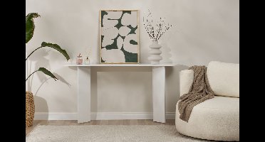 Skye Decor, Dressoir, Sira - White, Gemelamineerde spaanplaat, Wit, 150 x 35 x 75 cm