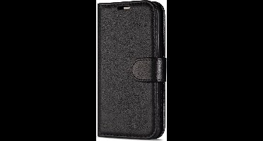Hoesje Geschikt voor Samsung Galaxy S21 plus wallet case/book case/hoesje kleur Zwart