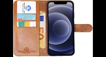 Hoesje Geschikt voor Samsung Galaxy S20 Ultra Rico Vitello excellent Wallet Case/book case/hoesje kleur Bruin