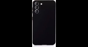 Silicone Back Cover Geschikt voor Samsung Galaxy S23 - Telefoonhoesje kleur Zwart