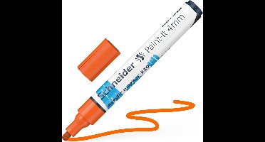 Schneider acrylmarker - Paint-It 320 - schrijfbreedte 4mm - oranje - acrylstiften -S-120206