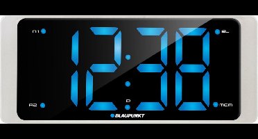Blaupunkt CR16WH - FM-klokradio met USB-poort 3 "LED-displayklok
