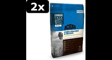 2x ACANA HERITAGE ADULT DOG 17KG