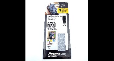 Piranha Schuurstroken voor schuurmachine - Korrel 120 - 93 x 230 mm - Hout, kunststof, metaal - 5 stuks