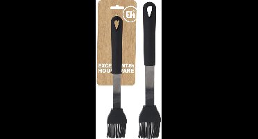 Bakkwast RVS/siliconen 26cm