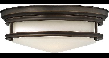 Bohemian Plafondlamp - Steady Lighting - Glas - Bohemian - E27 - L: 35.6cm - Voor Binnen - Woonkamer - Eetkamer - Brons