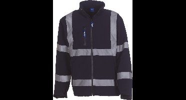 Yoko Signalisatie jack van softshell YHVK09 - Navy - 4XL