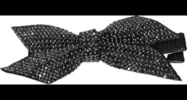 Duckklem met strik-vorm en strass