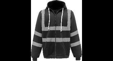 Yoko Full Zip Hooded Sweatshirt YHVK07 - Black - M