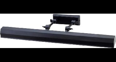 Landelijke Wandlamp - Steady Lighting - Metaal - Landelijk - E14 - L: 18.6cm - Voor Binnen - Woonkamer - Eetkamer - Zwart