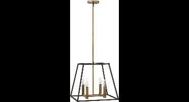 Bohemian Hanglamp - Steady Lighting - Metaal - Bohemian - E14 - L: Cm - Voor Binnen - Woonkamer - Eetkamer - Brons