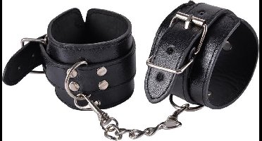 Power Escorts Kinky Cuffs Zwart - BR97 - Verstelbare Wrist Cuffs met Comfortabele Pasvorm