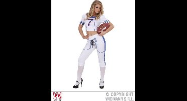"Vermomming als american footballspeler voor volwassen vrouwen - Verkleedkleding - Medium"