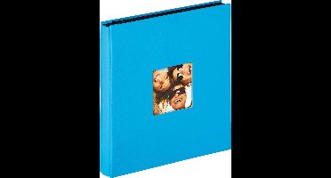 Walther EA-110-U Fun - Insteekalbum - Formaat 31 x 33 cm - 400 foto's 10 x 15 cm - Oceaanblauw