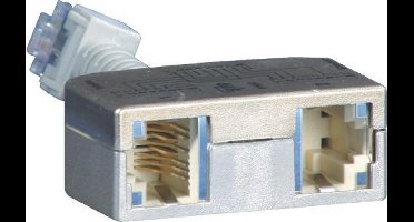 BTR NETCOM pnp 2 RJ-45 2x RJ-45 Zilver