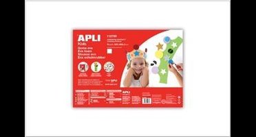Apli Kids EVA Foam vellen 60 x 40 cm Wit - 5 vel