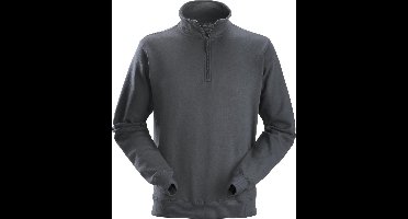 Snickers ½ Zip sweatshirt - Workwear - 2818 - staalgrijs - maat XL
