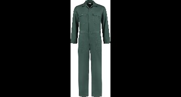 EM Workwear kinderoverall pol/kat Flessengroen met verdekte ritssluiting maat 86
