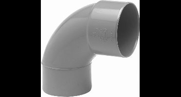 Wavin Wadal PVC bocht 45° mof-spie lijm 32mm - grijs (3101103004)