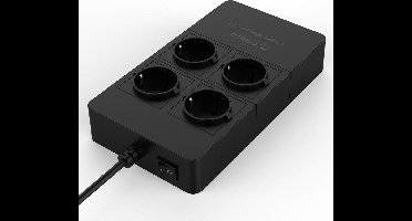 Orico - USB stekkerdoos met vier stopcontacten en vijf USB-laadpoorten - 4000W - Zwart