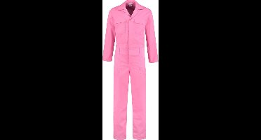 EM Workwear kinderoverall pol/kat Roze met verdekte ritssluiting maat 104