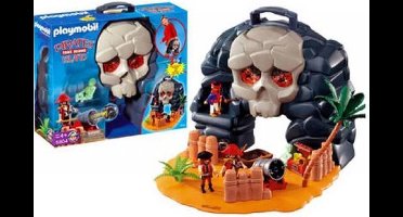 PLAYMOBIL Pirates Piraten Doodshoofdeiland meeneemkoffer - 4443