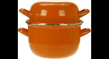 Cosy&Trendy Mosselpan - Ø 18 cm - 1,2 kg - 2L8 - Oranje