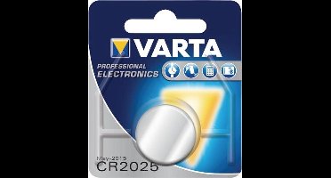 Varta CR2025 knoopcel batterij - 5 stuks