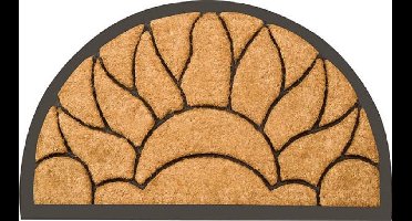 Westfalia Kokosmat halfrond vlammen 75 x 45 x 2,5 cm
