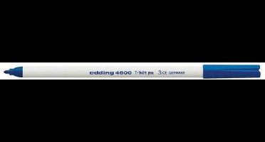 Edding textielstift 4600 blauw