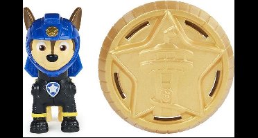 PAW Patrol Moto Pups Chase rescue pup verzamelfiguur + politie badge