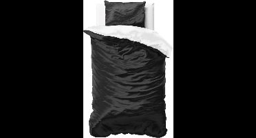 Dreamhouse Twee Kleuren Beauty Skin Care Dekbedovertrek - Eenpersoons - 140x200/220 + 1 kussensloop 60x70 - Zwart/Wit