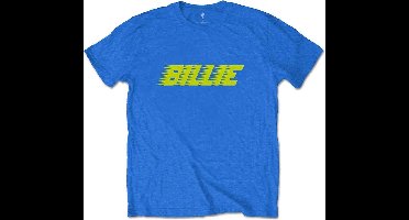 Billie Eilish - Racer Logo Heren T-shirt - 2XL - Blauw