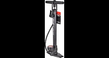 Fietspomp proX met drukmeter - 11Bar manometer - alle ventielen - vloerpomp - Antraciet