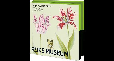 Kaartenmapje met env, vierkant: Tulpen / Tulips, Jacob Marrel, Collection Rijksmuseum