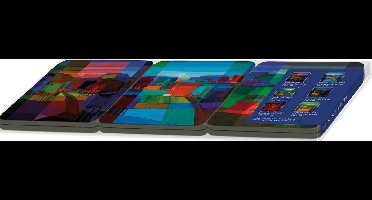 Bekking & Blitz - Onderzetters voor glazen - Onderzetters - Ton Schulten - set van 6 stuks - Kurk - Uniek design - Kunst