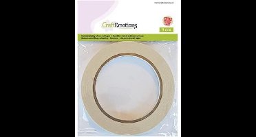CraftEmotions Dubbelzijdig klevend tape 9 mm 20 MT 1 RL 3.3199