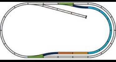 H0 Piko A-rails 55320 Uitbreidingsset Set C 1 set(s)