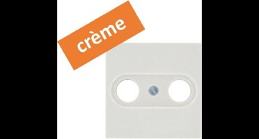 JUNG AS500 afdekplaat voor coax wandcontactdoos | creme