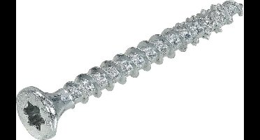 Dynaplus - Unischroeven - Torx 20 platkop - 4 x 35mm - Verzinkt - Voldraad (200 stuks)