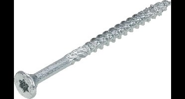 Dynaplus - Unischroeven - Torx 25 platkop - 5 x 100mm - Verzinkt - Deeldraad (200 stuks)