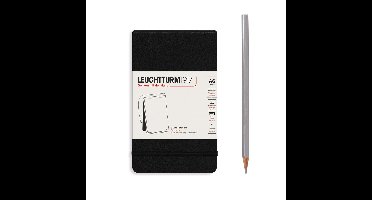 Leuchtturm1917 A6 Pocket Notitieblok Blanco Black