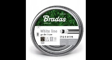 Bradas White Line Tuinslang 1/2" - 20m PVC UV-bestendig