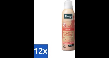 12 x Kneipp - Douche schuim - Body & Mind Balance - Iris & Vetiver - 200 ml - Douche Foam - Ontspanning - Balans - Iris - Vetiver