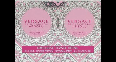 Versace Bright Crystal Absolu Eau de Parfum Duo Gift Set 2 × 30 ml