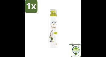 1 x Dove Shower Foam Coconut Oil 200 ml - Douche Mousse - Kokosolie Douche - Huid Verzorging - Scheer Mousse - Huid Hydraatatie