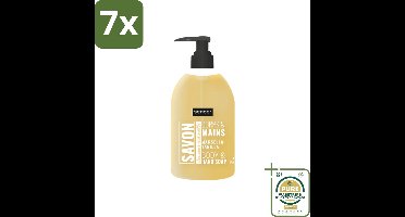 7 x Sence - La Maison Du Savon De Marseille - Handzeep - Vanille - Hygiënisch - 500 ml - Grootverpakking - Savon De Marseille - Handzeep - Vanille - Hygiëne - Reiniging